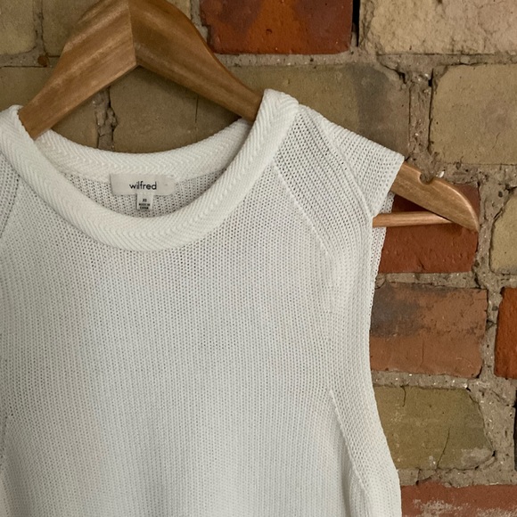 Wilfred Long Knit Sleeveless Top (Palmier Sweater) - Picture 8 of 9